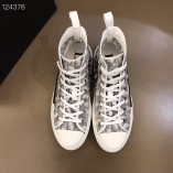 DIOR B23 men's & women's high-top Oblique canvas