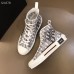 DIOR B23 men's & women's high-top Oblique canvas